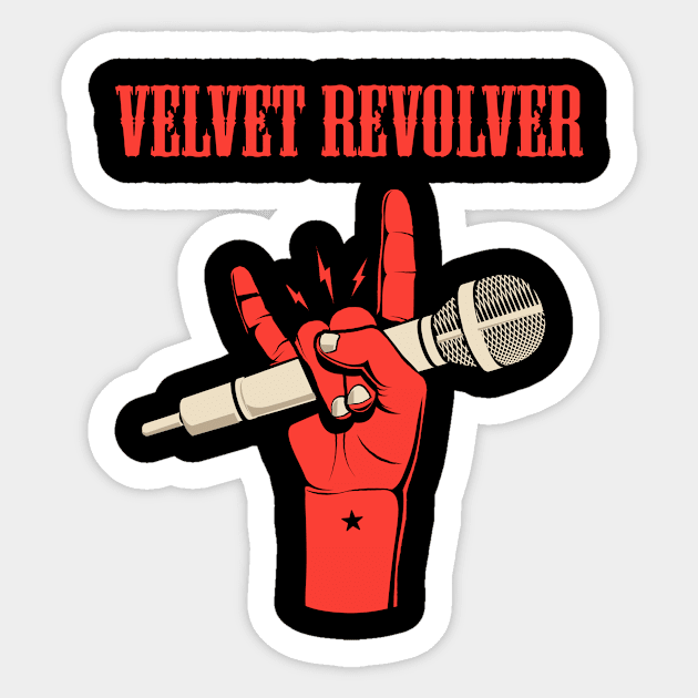 VELVET REVOLVER BAND Sticker by xsmilexstd